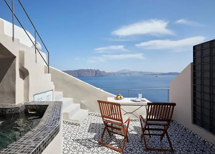 Вилла Gorgeous Santorini 1 Bedroom Felicitous Private Hot Tub